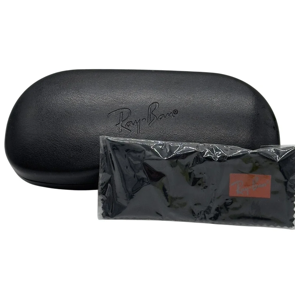 Ray Ban Lg Black Hard Cloth Clamshell Sunglass Sunglasses Eyeglasses CASE ONLY‎